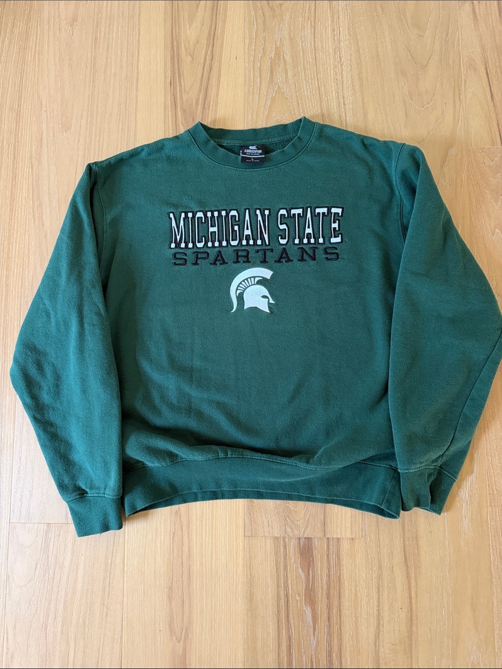 Michigan State Spartans Green Crewneck Sweatshirt- La